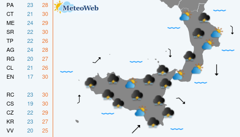 Sabato 19 Settembre Previsioni Meteo Sabato 19 Settembre