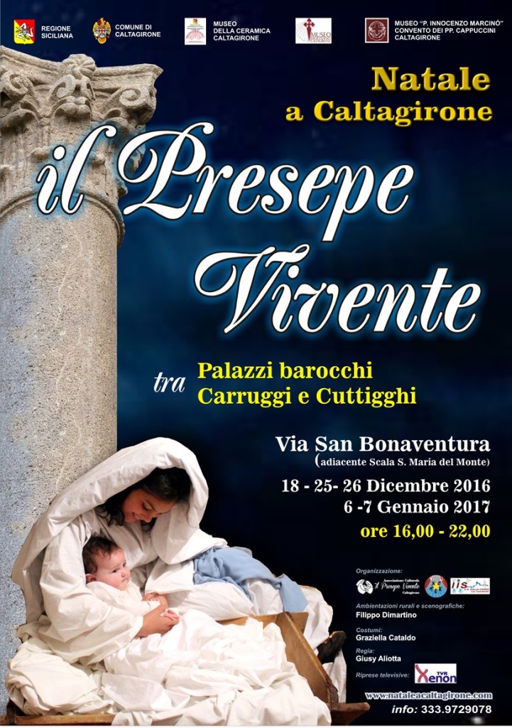 A Caltagirone Il Suggestivo Presepe Vivente