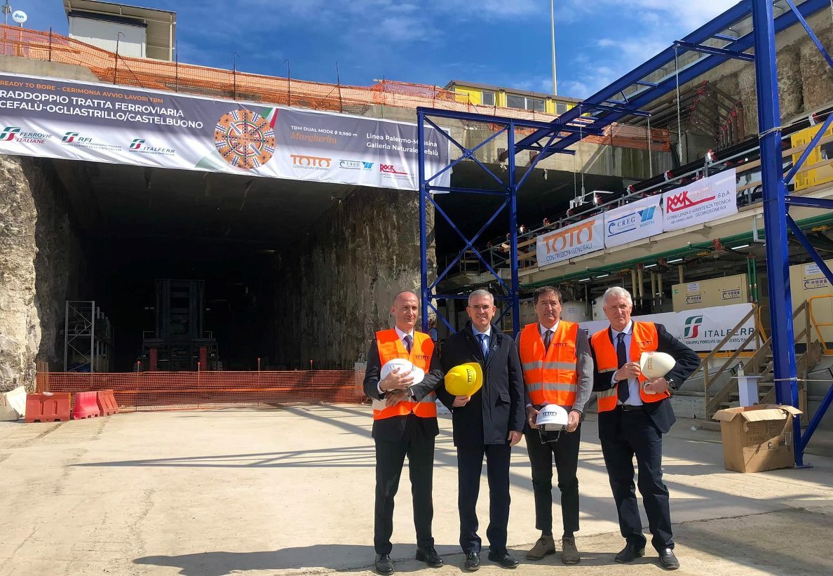 Raddoppio Ferroviario Messina Palermo Falcone Via Ai Lavori Di Scavo