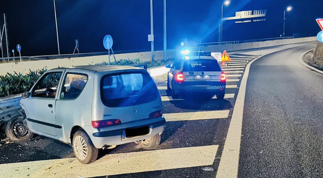 Reggio Calabria Incidente Fantasma Nella Notte Auto Finisce Sul