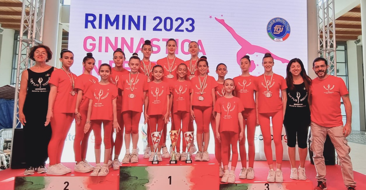 Rimini 17 Podi Alle Finali Nazionali Per La Virtus Reggio Ginnastica