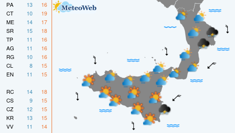 Previsioni Meteo Venerdi 6 Dicembre