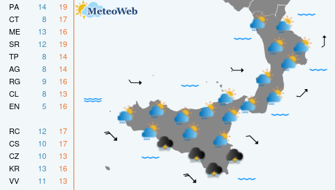 Previsioni Meteo Mercoledi 4 Dicembre