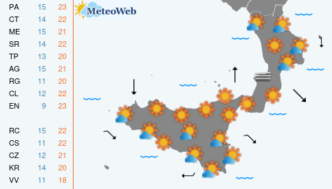 Domenica 19 Aprile Previsioni Meteo Domenica 19 Aprile