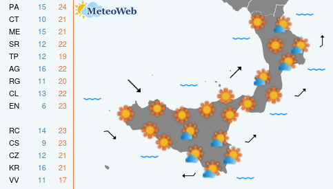 Domenica 19 Aprile Previsioni Meteo Domenica 19 Aprile