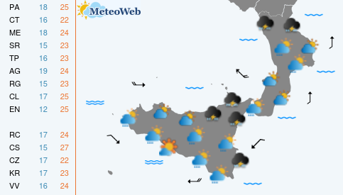 Domenica 10 Maggio Previsioni Meteo Domenica 10 Maggio