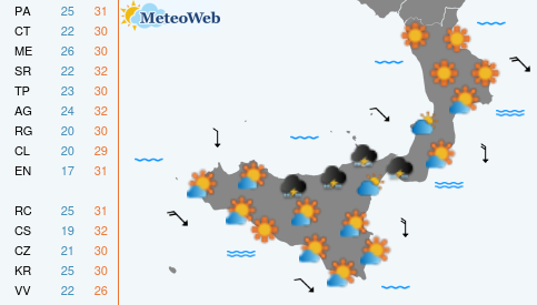 Sabato 4 Luglio Previsioni Meteo Sabato 4 Luglio