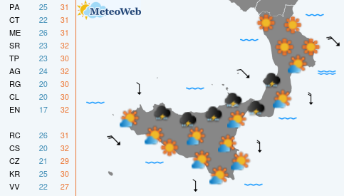 Sabato 4 Luglio Previsioni Meteo Sabato 4 Luglio