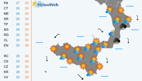 Lunedi 10 Agosto Previsioni Meteo Lunedi 10 Agosto