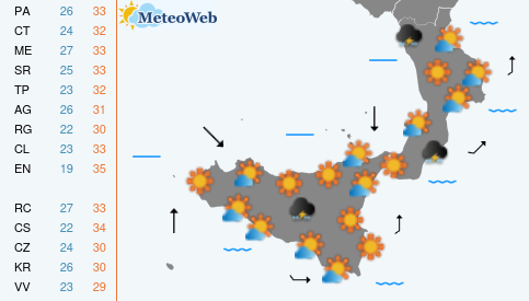 Domenica 16 Agosto Previsioni Meteo Domenica 16 Agosto