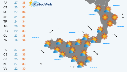 Sabato 22 Agosto Previsioni Meteo Sabato 22 Agosto