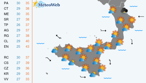 Sabato 29 Agosto Previsioni Meteo Sabato 29 Agosto