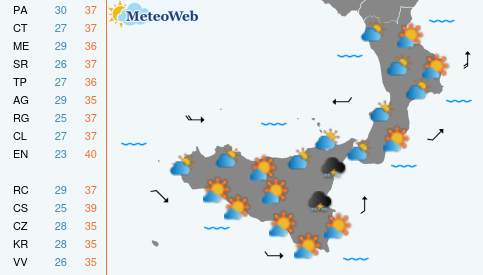 Domenica 30 Agosto Previsioni Meteo Domenica 30 Agosto