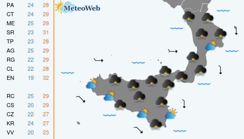 Sabato 12 Settembre Previsioni Meteo Sabato 12 Settembre