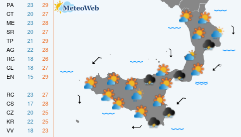 Mercoledi 16 Settembre Previsioni Meteo Mercoledi 16 Settembre