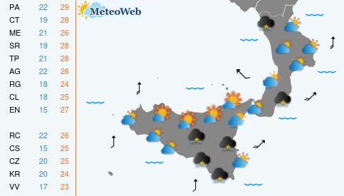 Mercoledi 7 Ottobre Previsioni Meteo Mercoledi 7 Ottobre