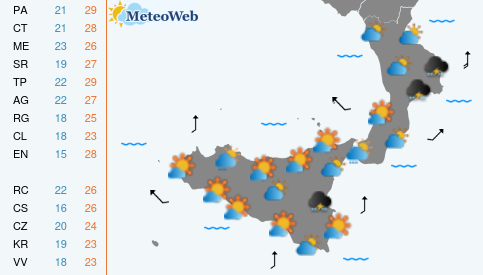 Mercoledi 7 Ottobre Previsioni Meteo Mercoledi 7 Ottobre