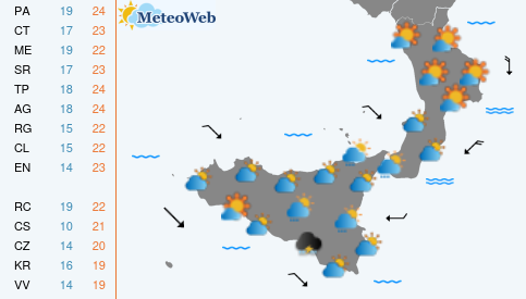 Sabato 17 Ottobre Previsioni Meteo Sabato 17 Ottobre