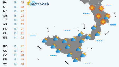Sabato 17 Ottobre Previsioni Meteo Sabato 17 Ottobre