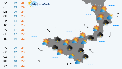 Martedi 20 Ottobre Previsioni Meteo Martedi 20 Ottobre