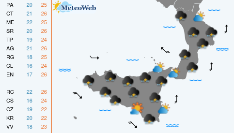 Mercoledi 21 Ottobre Previsioni Meteo Mercoledi 21 Ottobre