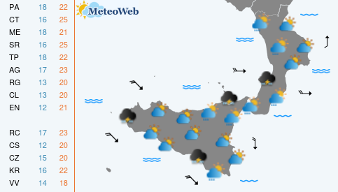 Sabato 24 Ottobre Previsioni Meteo Sabato 24 Ottobre