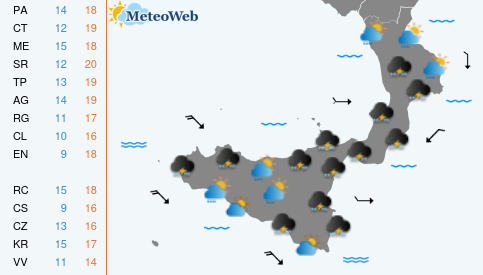 Domenica 1 Novembre Previsioni Meteo Domenica 1 Novembre