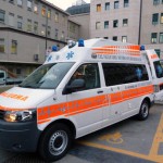 L'ospedale di Aosta e l'ambulanza del 118