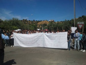 A Corigliano il corteo di studenti per Fabiana Luzzi