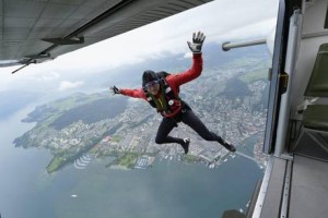 'Swiss Precision' parachute competition