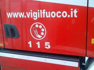 Mezzi vigili del fuoco a Perugia