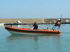 Guardia costiera, imbarcazione in attività di servizio