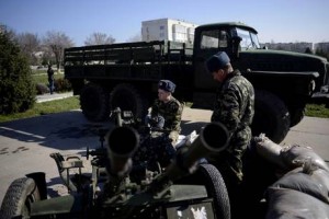 Last Ukrainian military base in Crimea awaits Kiev's order