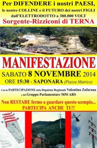 manifesto 8 novembre vs terna