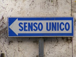 senso unico