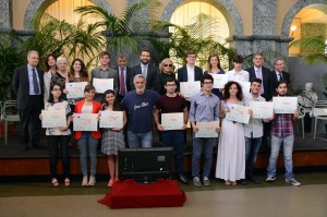 I premiati con alcune autorità