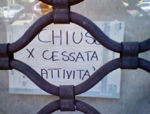 chiuso cessata attività