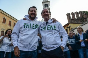 Salvini e Zaia - Foto LaPresse