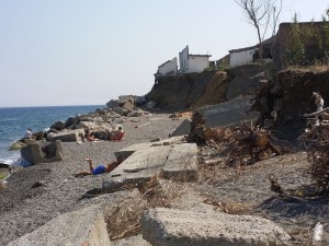 spiaggia contesse degrado