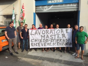 fim cisl messina protesta azienda master