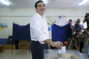 Alexis Tsipras, Referendum Grecia - foto LaPresse