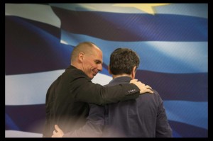 Varoufakis e Tsakalotos - Foto LaPresse