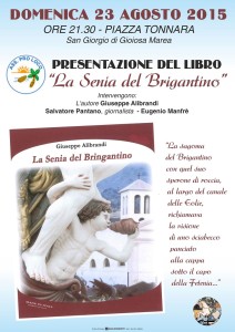 Locandina presentazione libro La Senia del Brigantino