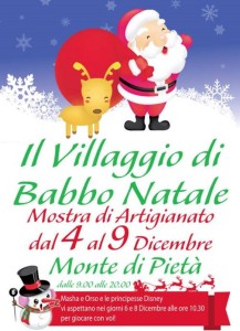 villaggio di babbo natale monte di pietà messina