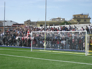 I tifosi amaranto presenti al Lopresti