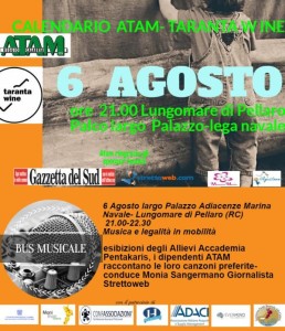 6 Agosto Atam Taranta Wine