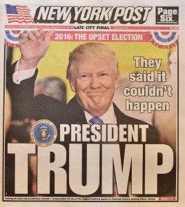 Le copertine dei giornali dopo la vittoria di Trump