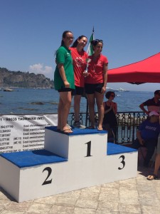 Il podio del K1 Senior femminile