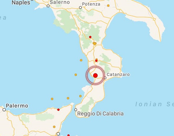 terremoto lamezia terme