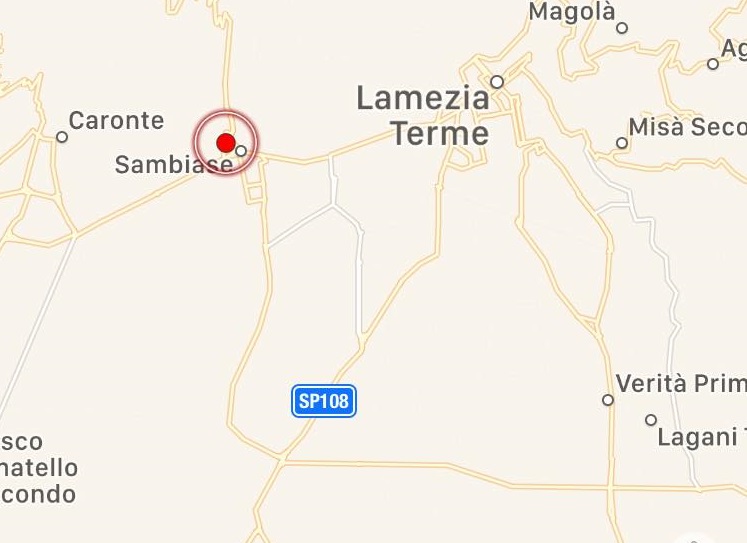 terremoto lamezia terme